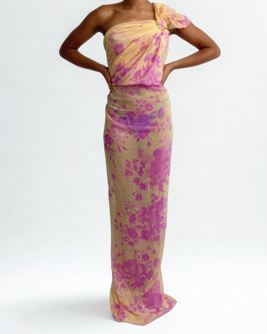 PARÉO FLORAL DRIP - 2
