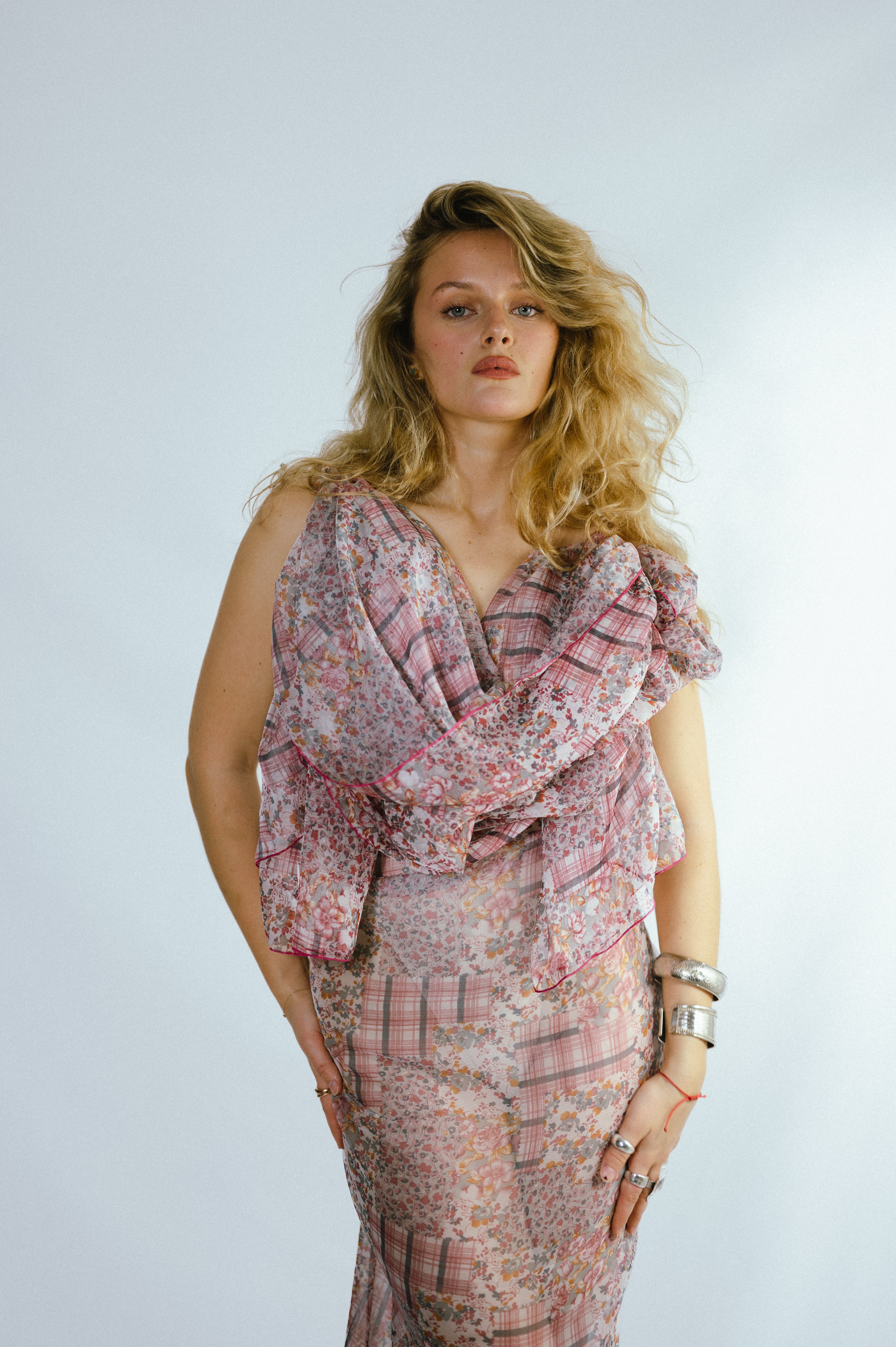 PARÉO FLORAL DRIP 1